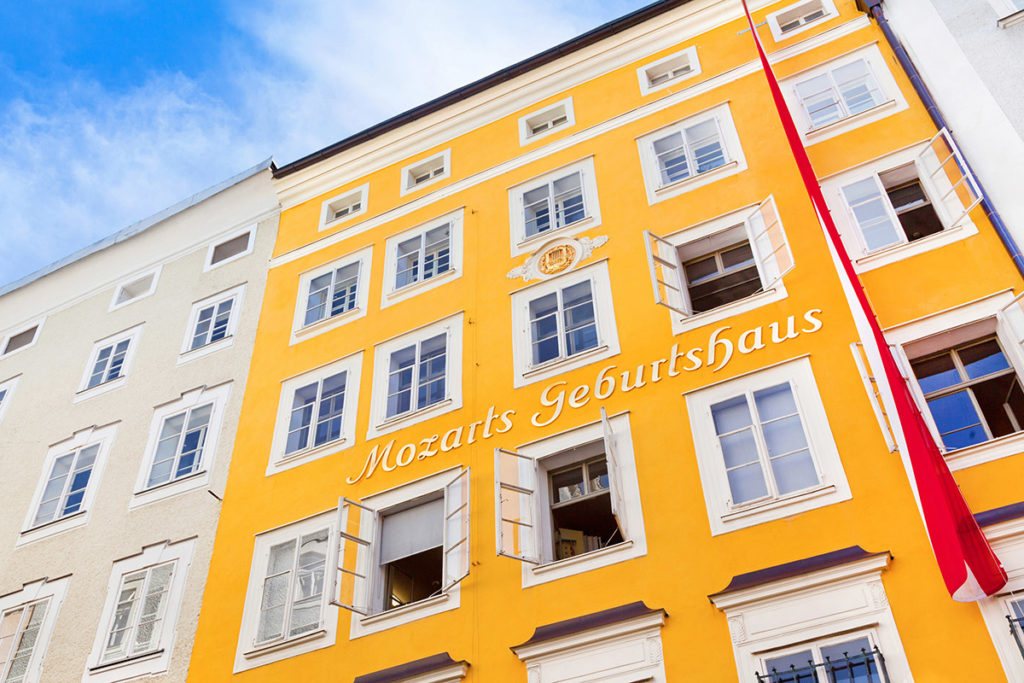 Mozart Geburtshaus - Ausflugsziel in Salzburg