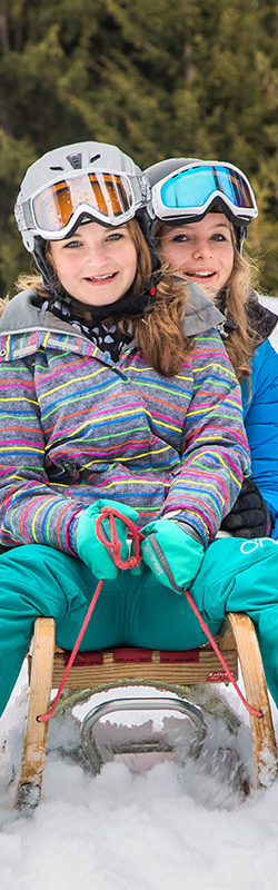 Rodeln im Winterurlaub im Salzburger Land