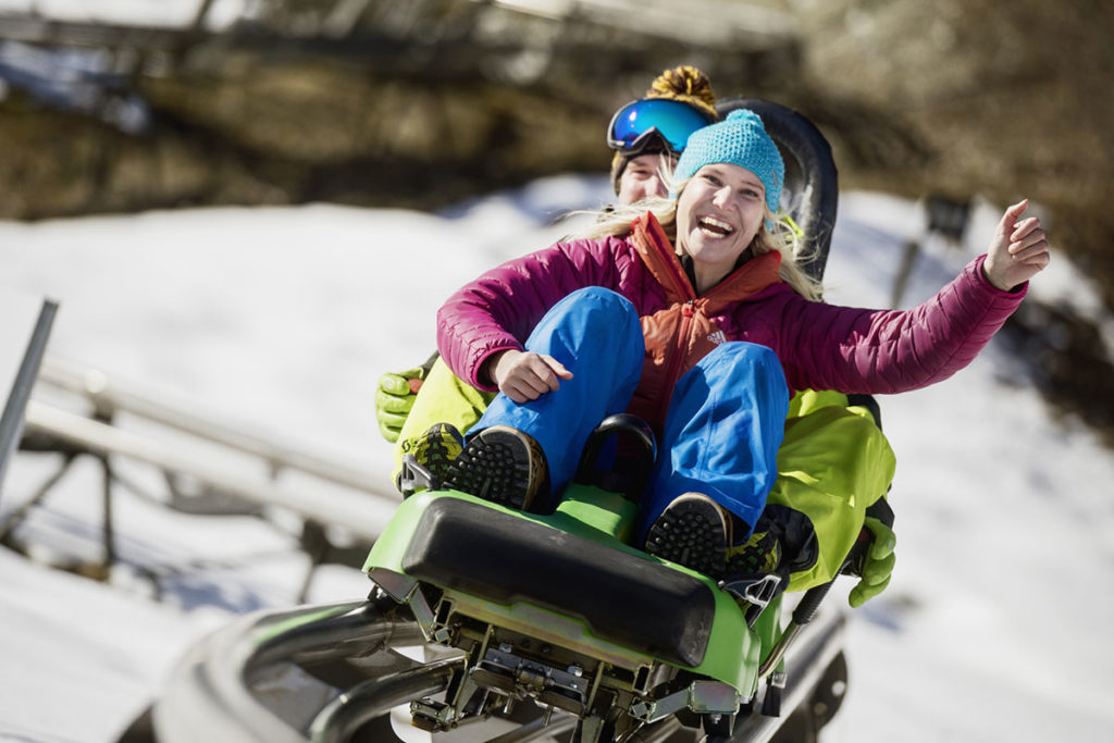 Rodeln im Winterurlaub in Flachau, Ski amadé